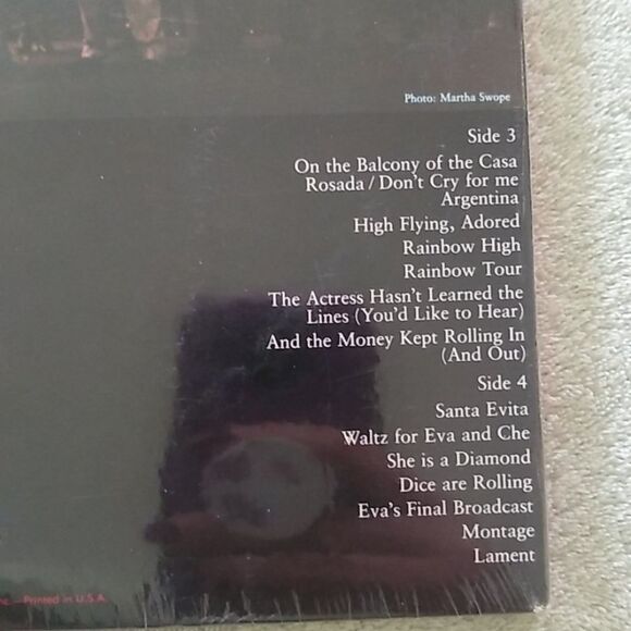 EVITA - “Premiere American Recording” Vinyl Record 1979 - Picture 5 of 5